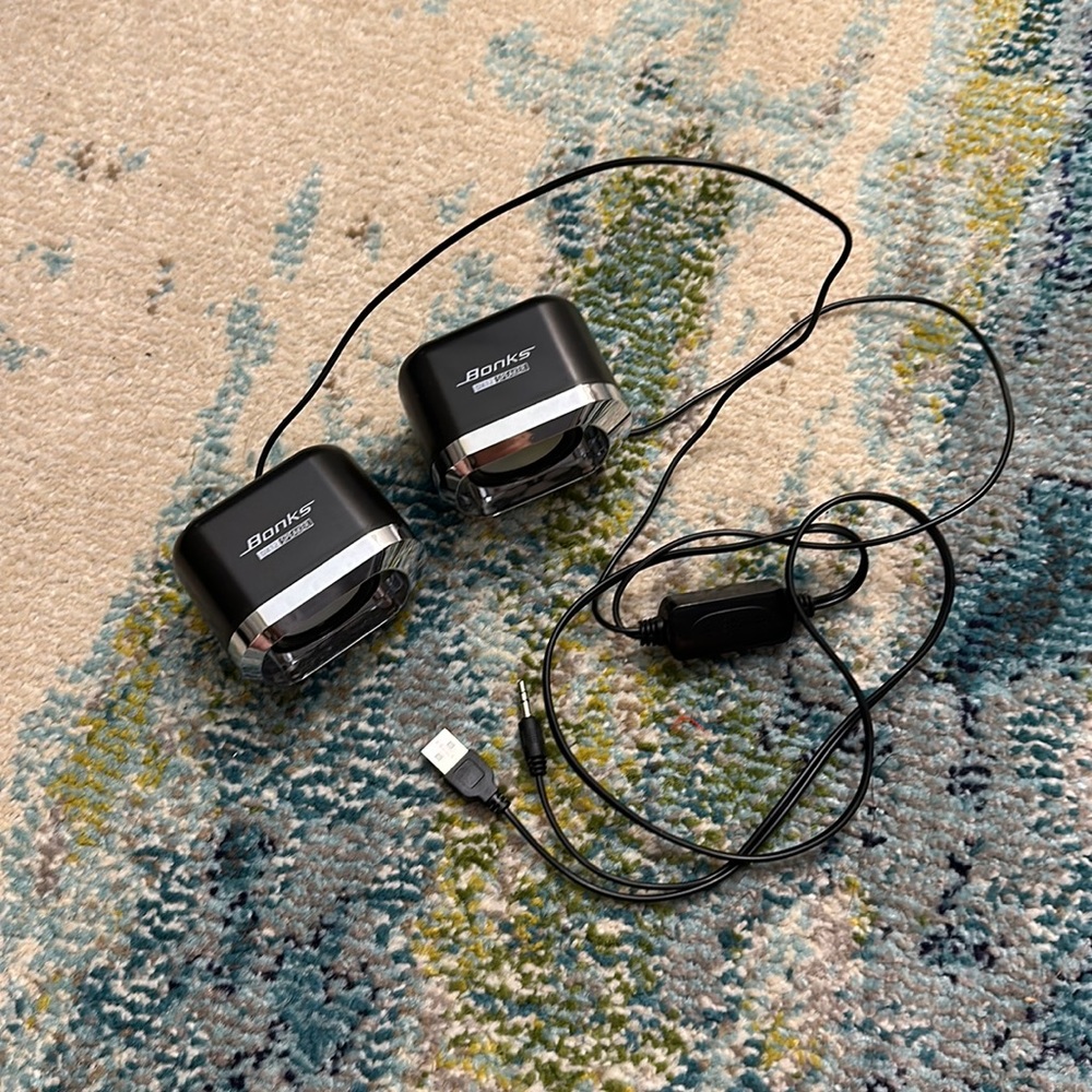 🍀 4/$15! 🔈Basic USB Speakers